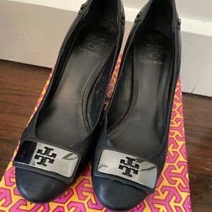 Black Tory Burch Block Heels